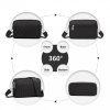 KONO dámská crossbody kabelka Sofia - černá