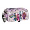 MONSTER HIGH "BEST BOOS" tříkomorový školní penál