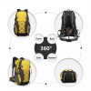 KONO outdoorový sportovní / turistický batoh  40L - žlutá