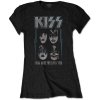 Kiss Dámské bavlněné tričko: Made For Lovin' You - černé