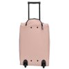 Beagles Originals Wateproof voděodolná cestovní taška na kolečkách  - světle růžová - 31L