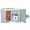 Miss Lulu dámská designová peněženka LP2336  – modrá
