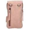 Beagles dámska crossbody taška na mobil Malaga - světle růžová
