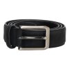 Double-D Caravaggio Riemen pánský kožený opasek matný- černý