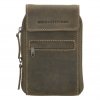 Hide & Stitches Idaho dámská kožená crossbody taška na mobil  - olivová