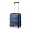 KONO Kabinové příruční zavazadlo s horizontálním designem - ABS - navy - 25L