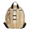 ZEBRA dívčí leopardí batoh - zlatá - S
