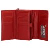 Double-D dámská kožená peněženka 02C335 - červená