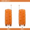 KONO Cestovní kufr na kolečkách s TSA zámkem 39L - oranžová