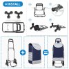 Nákupní taška na 6 kolečkách Kono Travel - navy - 31L