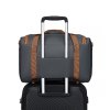 KONO Prostorná cestovní taška EA2321  - šedo-hnědá - 20L