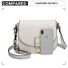 Miss Lulu dámská crossbody kabelka - bílá