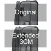 British Traveller Suitcase zvětšitelný kufr s měkkým povrchem a TSA zámkem - šedý - 75L