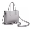 Miss Lulu designová elegantní kabelka - šedá