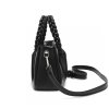 Miss Lulu elegantní crossbody kabelka - černá