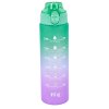 Bottle&More tritanová láhev na vodu 700ml - tyrkysová/fialová
