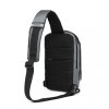 KONO Smart sling unisex crossbody batoh / taška - 5L - černo - šedý