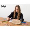 BAAGL Studentský penál etue Beige - béžový