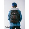 BAAGL Školní batoh Skate Red - 25L