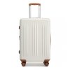 Kono elegantní kufr ABS a PC s pruhy - 92L - béžovo-hnědá