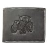 Kožená peněženka Wild Traktor - černá
