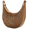 Elegantní moon bag Charm London Kingsway - bronzová