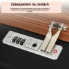 Příruční ABS+PC kufr Kono s TSA zámkem - 33L - šedo hnědá