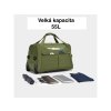 Skládací cestovní taška na kolečkách Kono - 55L - zelená