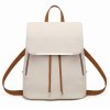 Dámský elegantní batoh Miss Lulu - béžovo-hnědý - 9L