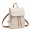 Dámský elegantní batoh Miss Lulu - béžovo-hnědý - 9L