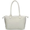 Dámská shopper taška Charm London Buckingham Mono 15,5L - světle šedá