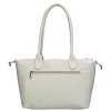 Dámská shopper taška Charm London Buckingham Mono 15,5L - světle šedá