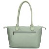 Dámská shopper taška Charm London Buckingham Mono 15,5L - světle zelená
