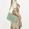 Dámská shopper taška Charm London Buckingham Mono 15,5L - světle zelená