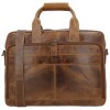 Kožená Business taška - Next Navajo - Hide & Stitches - 8 L - hnědá - 15,6” v dárkovém balení