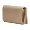 Double-D dámská kožená peněženka 02C337 - taupe