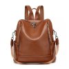 Dámský batoh a kabelka 2v1 Miss Lulu - hnědá - 16 L