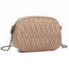 Dámská prošívaná crossbody kabelka Miss Lulu - khaki