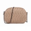 Dámská prošívaná crossbody kabelka Miss Lulu - khaki