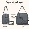 Víceúčelová rozšiřitelná cestovní taška Kono - šedá - 36 L
