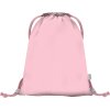 Školní sáček s kapsou BAAGL Duha růžový - 16,5 L
