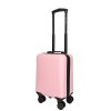 Kabinový kufr podsedadlový ABS 25L Enrico Benetti - růžový