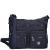 Dámská taška na rameno multipocket Crinkle Enrico Benetti - navy