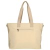 Dámská shopper taška Crinkle Enrico Benetti 15" - béžová