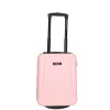 Kabinový kufr podsedadlový ABS 22L Enrico Benetti - růžový - dvě kolečka