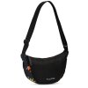 Dámská moonbag taška Frida Kahlo - černá