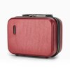 Toaletní kufřík na zavazadlo KONO - ABS+PC - 9,6 L - burgundy