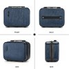 Sada 4 pevných kufrů KONO ABS+PC - 9.6/35.8/61.2/93.38 L - modrá