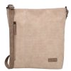 Crossbody taška Beagles Brunete - světlá taupe