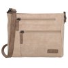 Beagles Brunete dámská crossbody taška 23,50 cm - světlá taupe